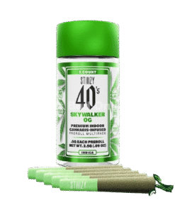 Stiiizy 40’s 2.5g Infused Pre-Rolls – Skywalker OG