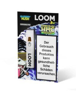 Loom HHC Vape Einweg E-Zigarette Blueberry Kush - 2ml